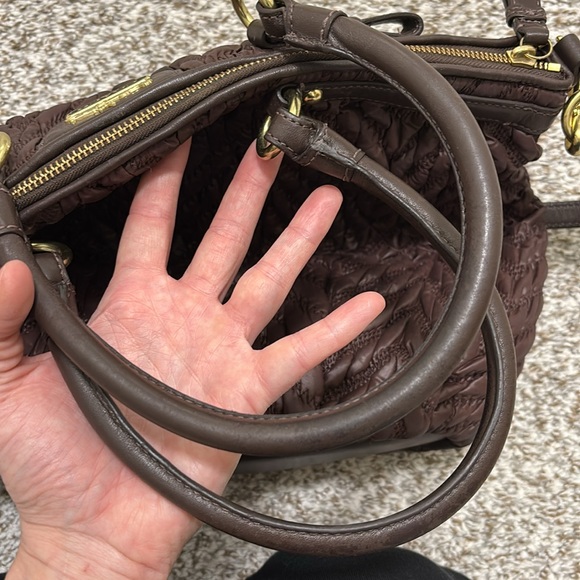 COACH brown Madison quilted bag - Picture 5 of 9